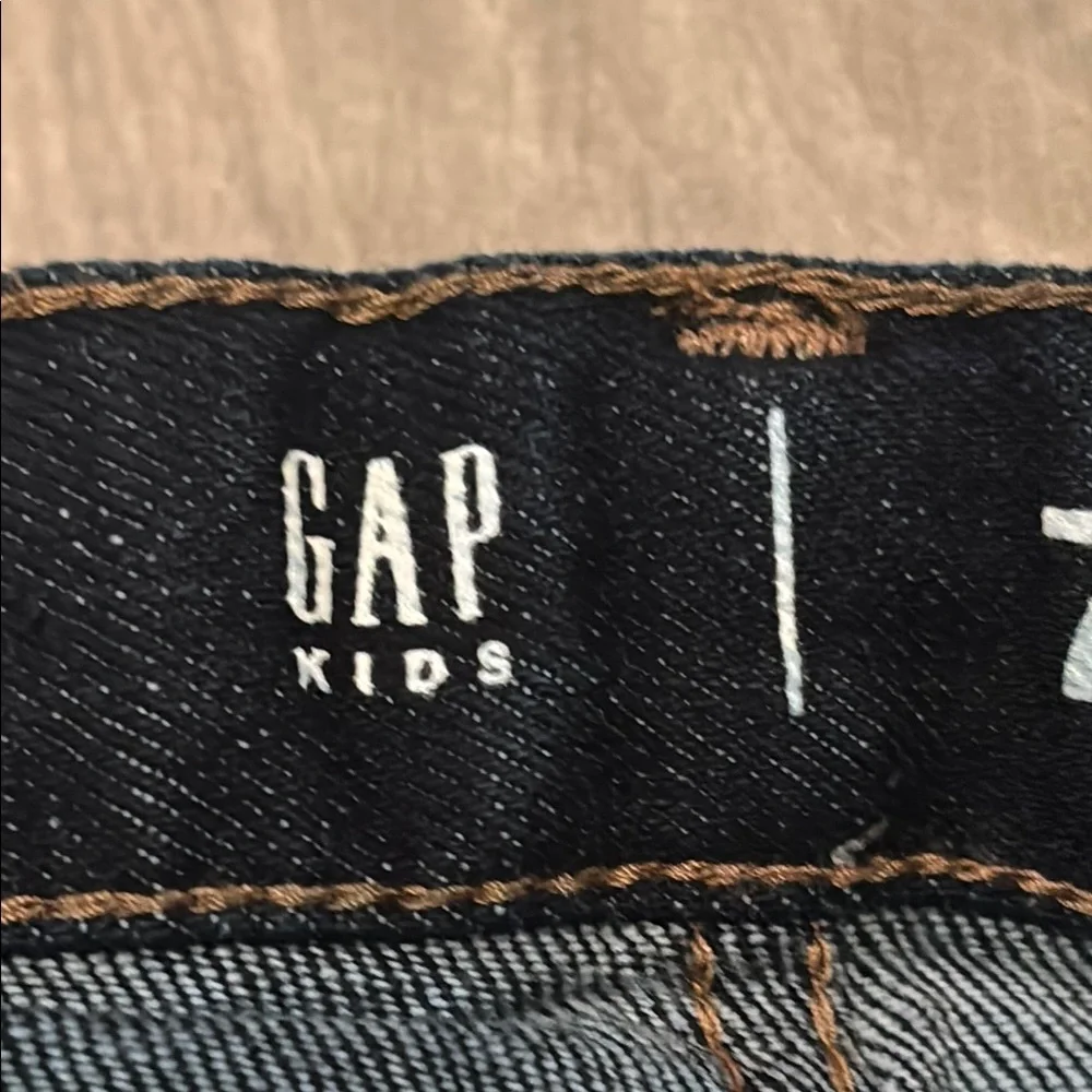 Gap Fit Boys Dark Slim Blue Jeans Size 7